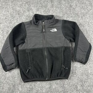 The North Face Denali Jacket Youth Small Black Fleece Full Zip Outdoor Coat